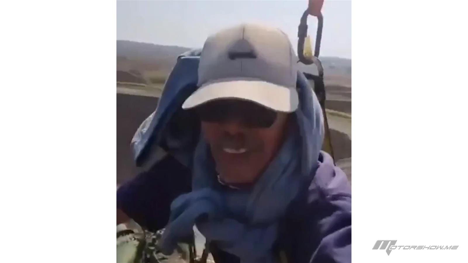 مزارع يطير إلى عمله يومياً بطائرة درون تحملُه فوق الحقول!