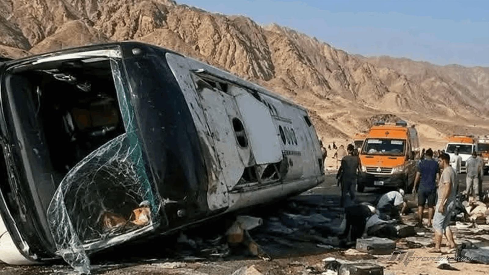 مأساة على طريق دهب.. 21 قتيلاً بينهم 10 أردنيين!