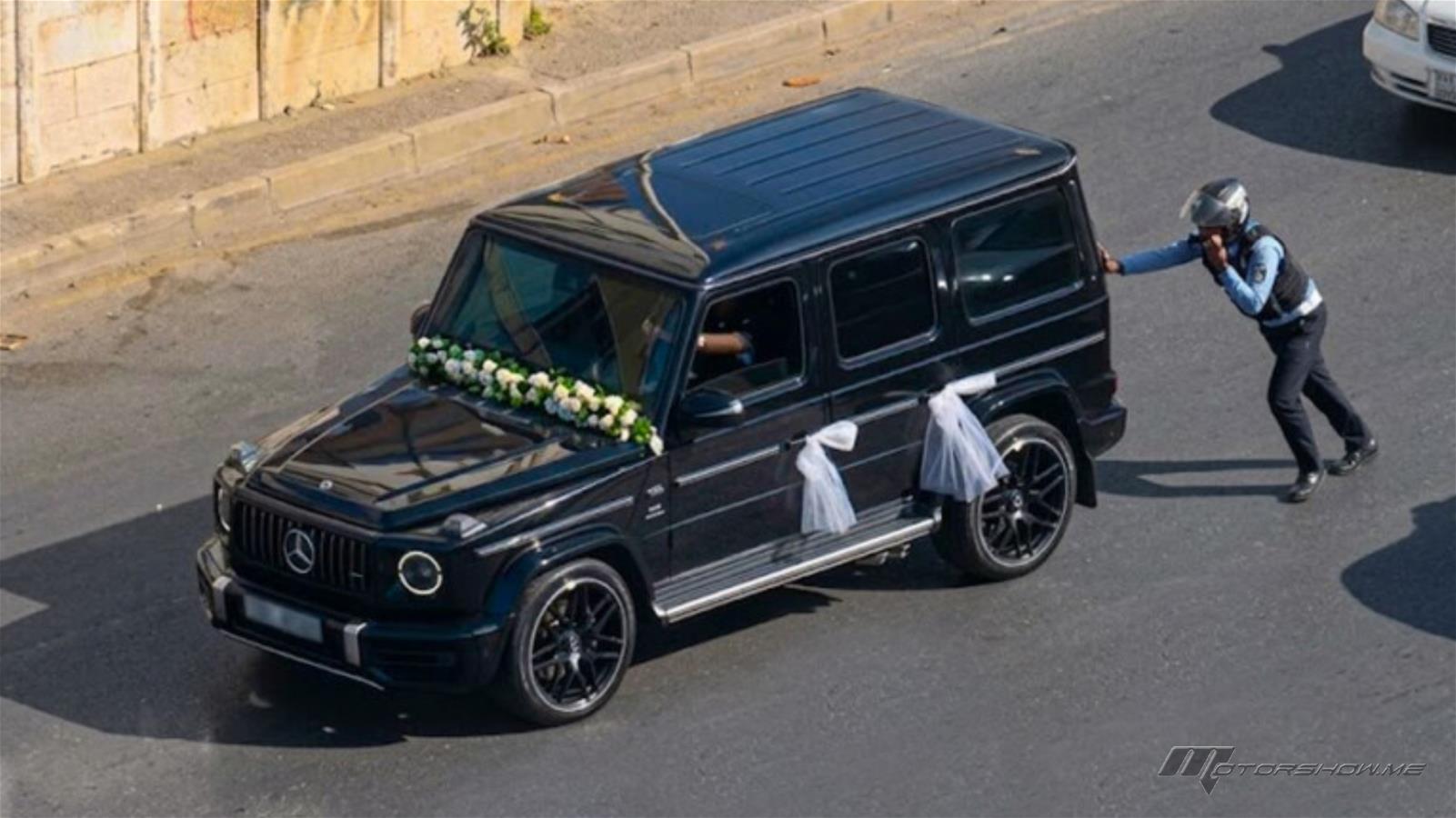 بالفيديو: شرطي أردني يدفع G-Class العريس!