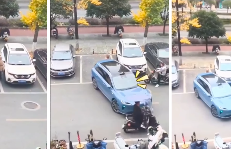 التكنولوجيا تحسم الموقف… سيارة تركن نفسها بهدوء وتترك الجميع في حالة دهشة