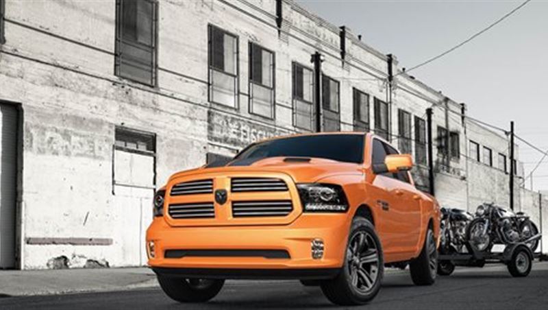 2017 Ignition Orange Ram 1500 Sport