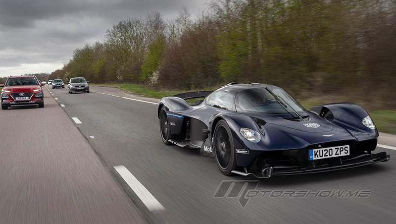 Aston Martin Valkyrie Road Testing