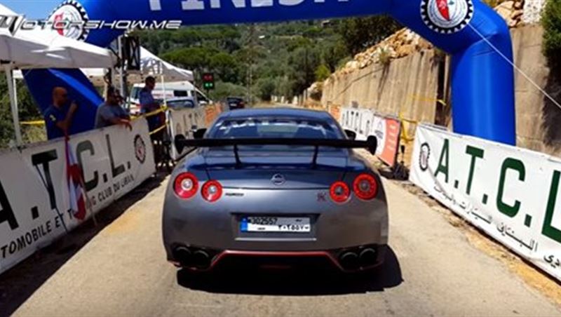 Nissan GTR 1,000 HP onboard racing Hillclimb