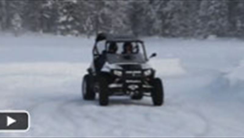 Polaris RZR Quad on Snow 2013