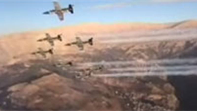 2011 Breitling Jet Team performing in Lebanon